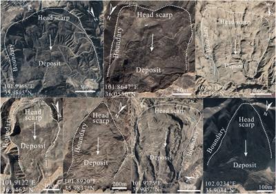 The landslide traces inventory in the transition zone between the Qinghai-Tibet Plateau and the Loess Plateau: a case study of Jianzha County, China